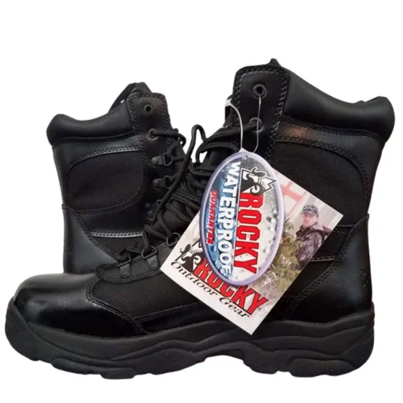 Rocky | Shoes | Rocky 8 Fort Hood Waterproof Black Leather  display picture 1